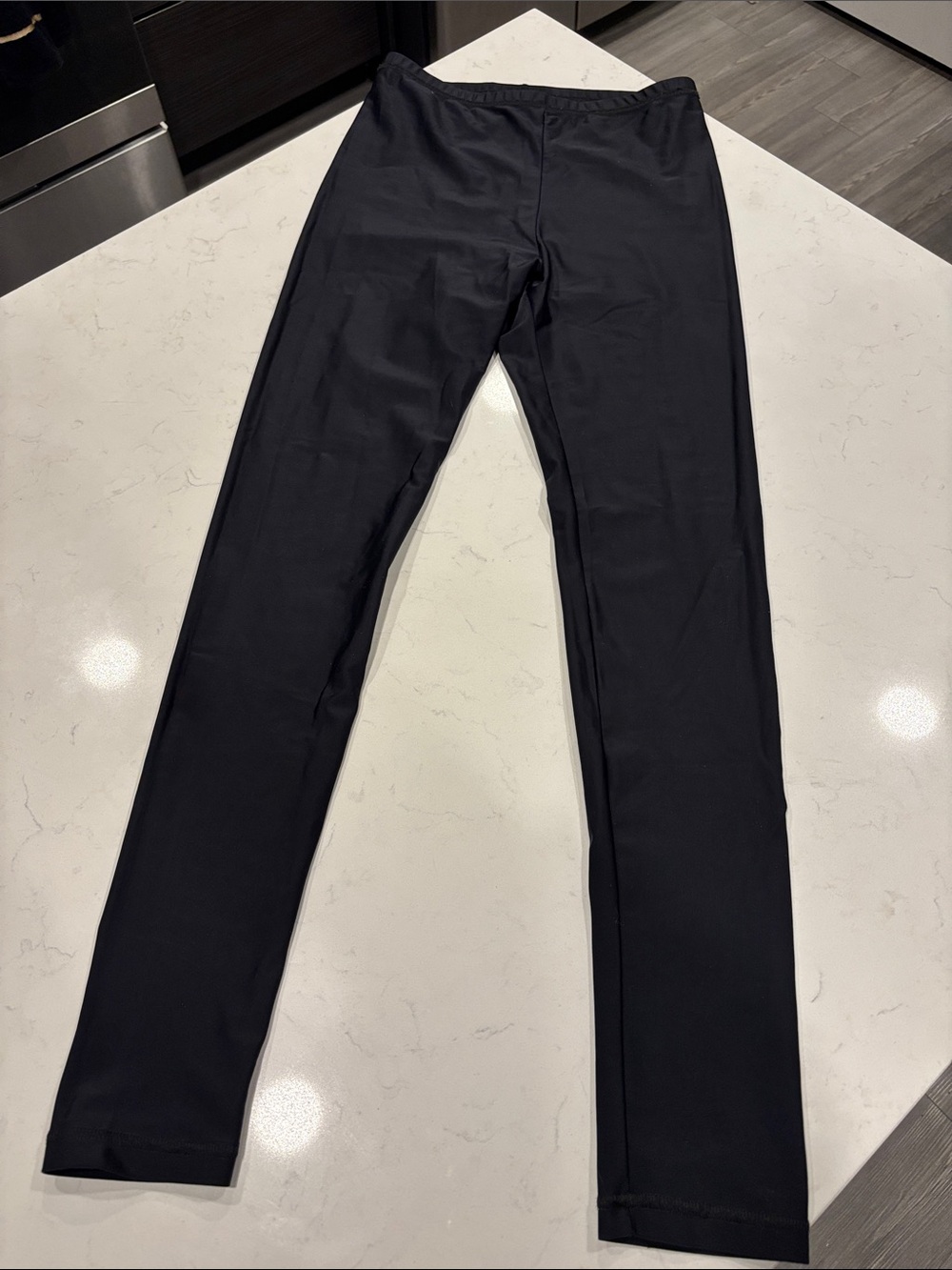 RED Valentino black stretch leggings with branded tag